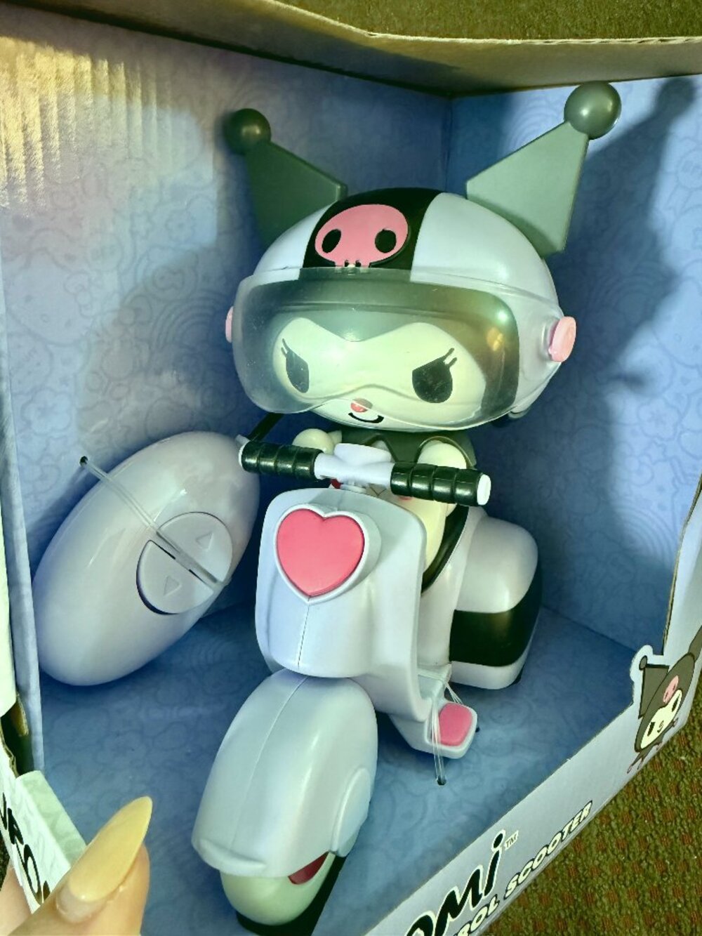Kuromi Remote Control Scooter Sanrio Hello Kitty Friends RC Toy NEW Sealed Box